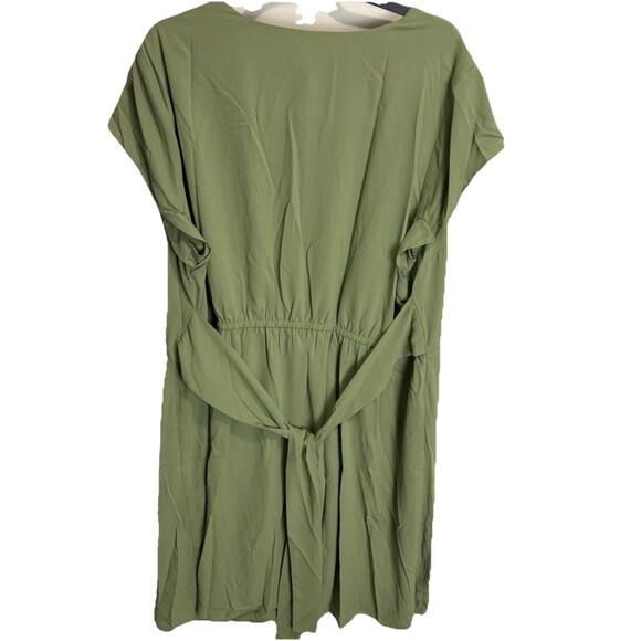 41 Hawthorn Stitch Fix Short Sleeve Dress Size 3X Womens Sage Green NWT - Picture 3 of 9
